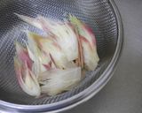 ✿みょうがの胡麻味噌ぽん酢和え✿作り方1写真
