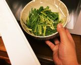 スタミナ満点☆にら納豆！作り方3写真