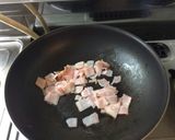 ベーコンの和風焼きうどん作り方1写真