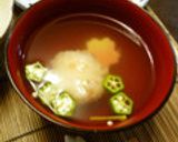 料亭風♪　海老しんじょうのお吸い物作り方10写真
