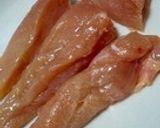 鶏胸肉と焼肉のたれで急ぎの一品^^作り方1写真