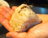 鶏ささみとしめじの塩レモンおにぎり作り方4写真