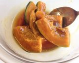 レンジで料亭風☆餡かけカボチャ作り方3写真