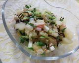 豆苗入りポテトサラダ作り方5写真