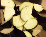 とろける♪茄子とカリカリ豚の甘辛おろし作り方1写真