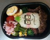 妖怪ウォッチじんめん犬キャラ弁作り方6写真