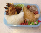 妖怪☆コマさんとこまじろうのキャラ弁☆作り方5写真