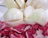 肉じゃが?『肉かぼちゃ♡』おかず簡単煮物作り方1写真