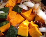 肉じゃが?『肉かぼちゃ♡』おかず簡単煮物作り方5写真