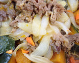 肉じゃが?『肉かぼちゃ♡』おかず簡単煮物作り方7写真