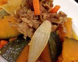 肉じゃが?『肉かぼちゃ♡』おかず簡単煮物作り方8写真