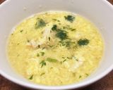 蒸し鶏入り一人分のかき玉スープもどき作り方6写真