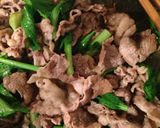 小松菜大量消費！牛肉と小松菜のすだち醤油作り方4写真