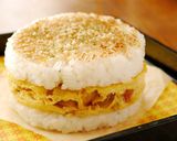 ココットで厚焼きオムレツ♪ライスバーガー作り方8写真