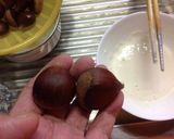 秋味を❤️ 栗の天ぷら作り方2写真