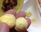 秋味を❤️ 栗の天ぷら作り方3写真