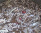 簡単♪牛肉とごぼうのピリ辛牛丼作り方4写真
