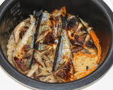 さんまの炊き込みご飯作り方4写真