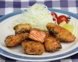 越後味噌漬けのキングサーモンフライ♪作り方4写真