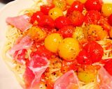 絶品！トマトと生ハムのパスタ作り方4写真