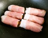 リメイク☆かぼちゃの豚肉巻き♪作り方3写真