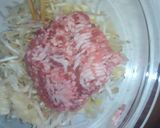 もやしと豚ひき肉のはさみ焼作り方2写真