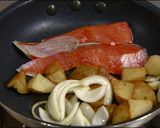 サケとキノコの蒸し焼き作り方4写真