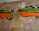 ヘルシ～♪野菜巻きチキンチーズかつ作り方3写真