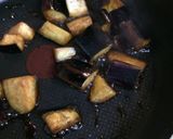 簡単！すりゴマたっぷりナスの甘辛炒め作り方3写真