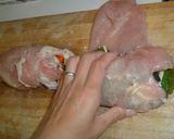 ヘルシ～♪野菜巻きチキンチーズかつ作り方4写真