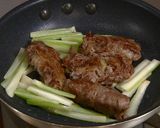 カキの牛肉巻き作り方6写真