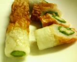 お弁当の片隅に☆竹輪のオクラ詰め♪♪作り方3写真