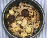 簡単☆秋味☆乾燥栗と干し茸の炊き込みご飯作り方13写真
