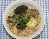 簡単☆秋味☆乾燥栗と干し茸の炊き込みご飯作り方14写真