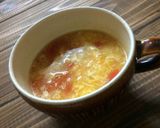トマトと卵のスープ作り方12写真