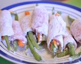 にんじんとインゲンの肉巻き作り方4写真