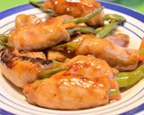 にんじんとインゲンの肉巻き作り方6写真