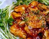 鶏胸肉と焼肉のたれで急ぎの一品^^作り方7写真