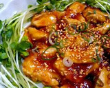 鶏胸肉と焼肉のたれで急ぎの一品＾＾作り方7写真
