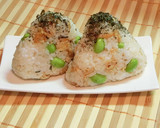 油揚げの甘辛煮と枝豆のおにぎり作り方4写真