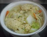 鶏団子と野菜の中華うま煮作り方5写真