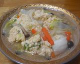 鶏団子と野菜の中華うま煮作り方7写真
