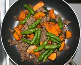 簡単☆乾燥かぼちゃと牛肉のバターじょうゆ作り方9写真