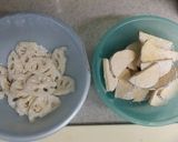 さつまいもと蓮根の甘い醤油味炒め？作り方2写真