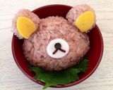 お食い初め〜キャラ膳〜リラックマ風㊗︎作り方6写真