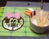 100均デコペンでミニーちゃんケーキ作り方8写真