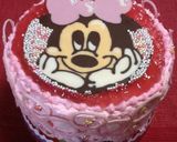 100均デコペンでミニーちゃんケーキ作り方19写真