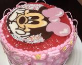 100均デコペンでミニーちゃんケーキ作り方18写真