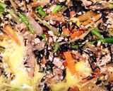 栄養満点☆アスパラガスの炒り豆腐作り方4写真