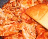 薄切りお肉で　ポークケチャップ♪作り方4写真